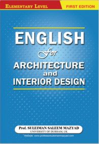 English for Architecture and Interior Design, Elementary Level