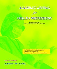 Academic Writing for Health Professions, Elementary Level, Fourth Edition